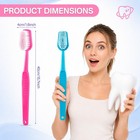 Deekivan Giant Toothbrush Prop  Oversized Novelty 1 Count  pack Of 1   Pink