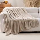 Luxury Fleece Warm Throw Blanket Soft Lightweight Velvety Plush Throw For Cou   