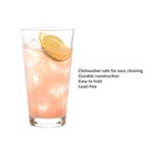 8 Pack Mainstays Luciana 16 Oz Glass Tumbler
