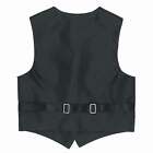 Men Vest Satin Necktie Bow Tie Pocket Square Full Back Top Quality Formal Us