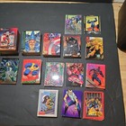 Huge Vintage Marvel Dc Card Lot  300ct 90s Metal flair ultra Wolverine Spiderman