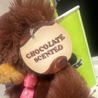 Dan Dee Chocolate Scented Plush Teddy Bear Heart Paws Pink Bow Small 2020