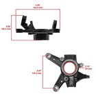 Caltric Front Knuckle Bearing Kit For Honda Rincon 680 Trx680fa 2006-2018