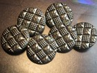 Chanel   6 Gold Tone Metal  Button Cc Logo  18 Mm  under 3 4   New  Lot 6 Quilt