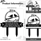 Memorial Grave Markers 13 78 X 10 63 Inch Metal Cemetery Decorations For Grave S