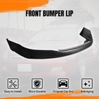 Front Bumper Lip Spoiler Compatible With 2003-2005 Honda Accord Sedan Pu Black