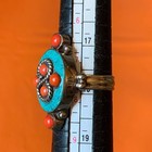 Authentic Rare Victorian Era Ring With Multicolor Gemstone Ancient Antique