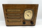 Vintage 1939 Philco Model 39-8t Art Deco Wood Case Tube Radio