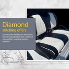 Ezgo Txt rxv   Ds -4pass- Blk white Diamond Stitch Covers  Golf Cart 2004  4pcs