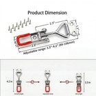 3-piece Adjustable Toggle Latch 4001  Quick Release Hand Tool Toggle Clamp Fo   