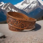 Justin Kids Bronco Busting Leather Belt Made In Usa Size 24 Nwt List  38 Rare 