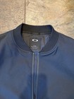 Oakley Men s Xl Zip-up Jacket Black And Gray With Pockets