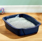 Vibrant Life Large Open Cat Litter Box  Durable Easy-clean Design
