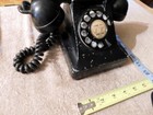 Vintage Rotary Dial Desk Phone Black Western Electric Telephone Parts Only