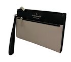 Kate Spade New Staci Saffiano Leather Double Zip Wristlet Warm Beige K6122  149