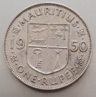 Mauritius 1950 1 Rupee - George 