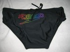 Speedo - Men s Swim Brief - Black - Logo On The Backside - Size 38 - Nwt  