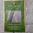 Kate Spade New York Larabee Dot 9 Pc Napkin Tablecloth Set Gray 60x102