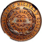  1863  Ngc Cincinnati Oh-165cn-1a  r-3  B Kittredge   Co Civil War Token
