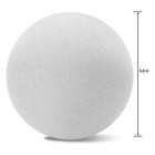 Floracraft Craftf  m Crafting Foam Ball 5 6 Inch White