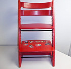 Stokke Tripp Trapp High Chair In Red  Year Of Manufacture Unknown