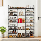 9-tier Metal Shoe Rack Organizer For 50-55 Pairs - Space Saving Shoe Storage She