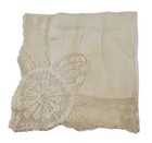 Antique Lace Hankie Handkerchief Wedding