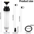 200cc Engine Oil Fluid Extractor Fluid Syringe Pump Manual Suction Transfer Tool