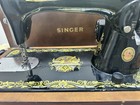 Vintage Original Singer Sewing Machine W Case   Pedal 15 Nl-k Black