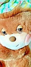 Vintage 1985 Fisher Price Teddy Beddy Bear With Nightcap Hat 10  Tall  1401