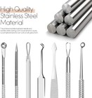 Pimple Popper Blackhead Remover Kit Comedone Acne Spot Zit Clean Extractor Tools