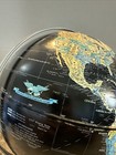 Vintage Mcm Replogle 12 Inch Starlight Globe -     Black Seas     Metal Base Earth