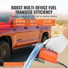 Fuel Transfer Pump 12v 8 Gpm 1 6 Hp Diesel Pump With Auto Fuel Nozzle