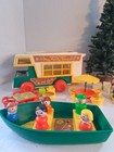 Vtg 1970 sfisher-price Little People Family Rv Camper Set  Guc   xtras  Pls Read