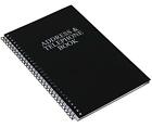 Iconikal Spiral-bound Address And Telephone Book With Plastic Cover  Black