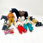 Rare Retired Breyer  7002 Horse And Rider Set Ponies Saddle Male And Female Doll