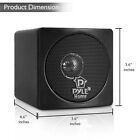 Pyle Home 3in Cube Wired Bookshelf Speakers 8ohm 100w  black 