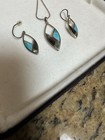 New Mexico Sterling Silver  925  Turquoise Necklace And Earring Set
