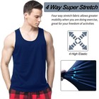 Mens Sports Vest Tank Top Fast Dry Breathable Cool Running Fitness Jogging Gym