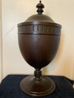 Pair Of  Colonial Revival Style Mahogany Cutlery Urns Knife Boxes  
