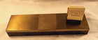 Vtg Chase Art Deco Chrome Metal Trinket Cigarette Box Holder W matchbook Stand