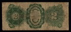 1891  2 Large Size William Windom Silver Certificate 