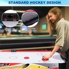 58 Inch Led Folding Air Hockey Table For Family  Foldable Sports Hockey Game Set