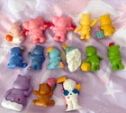 Vintage Care Bears Mini Figures Lot Of 14 Kenner 1983