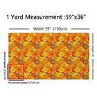 70s Groovy Daisy Fabric By The Yard Vintage Hippie Flowers 1 Yard  Wws12853