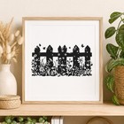 Cottage Garden Large Reusable Wall Stencil For Painting Diy Home Decor Template