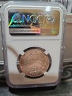 1835-c India Rupee - Ngc-au Details Harshly Cleaned