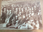 Spanish American War U s  Army Cabinet Photo Large Group In Original Frame