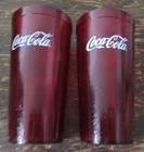 Coca Cola Red Restaurant 24 Oz Plastic Tumbler Cups Pizza New  2 Cups 
