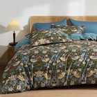  Ultra Soft Floral Duvet Cover Size  Queen Multicolor-01  no Comforter 